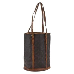 LOUIS VUITTON Monogram Bucket GM Shoulder Bag M42236 LV Auth bs29870